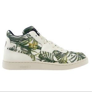 puma blue canvas shoes